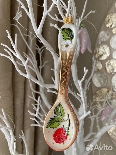 Елочные игрушки ариель малинки