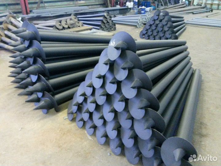 Винтовые Сваи для монтажа на склонах