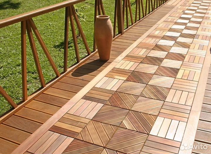 Паркет садовый