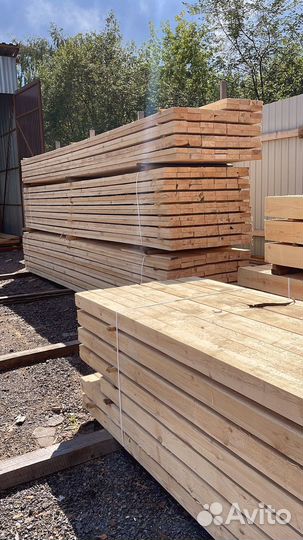 Доска обрезная 40х150х6000мм 1 сорт ГОСТ