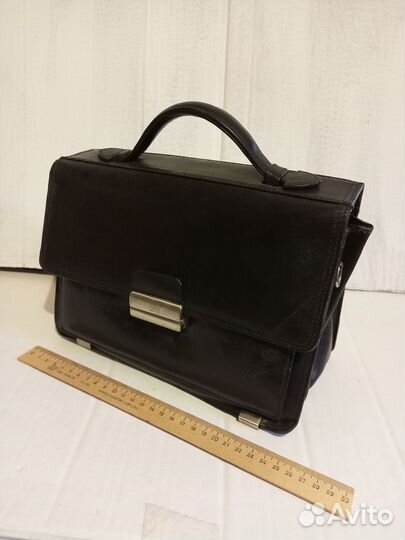 Кожаная барсетка