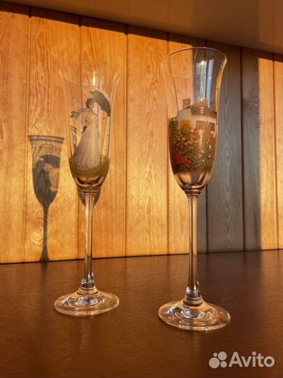 Бокалы под шампанское Goebel Гобель