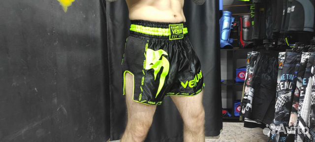 Шорты для Тайского бокса Venum кислотные