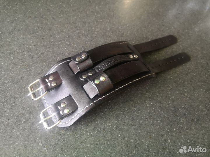 Браслет напульсник из кожи