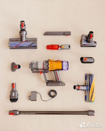 Пылесос dyson v12 detect slim absolute