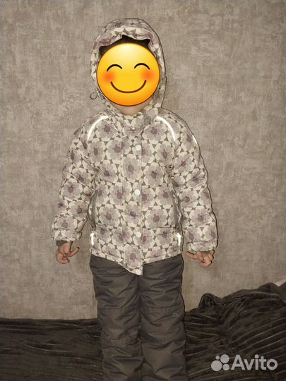 Зимний костюм для девочки 98