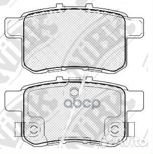 Колодки тормозные honda accord 2.0-2.4 МКПП 08