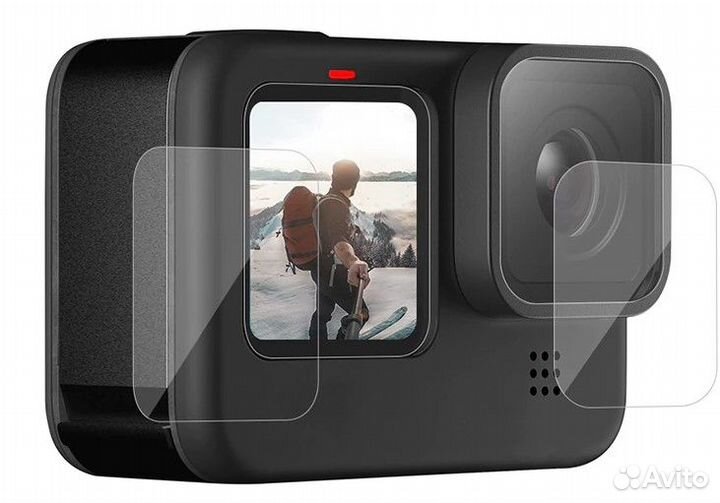Gopro hero 11 защитные стекла kingma