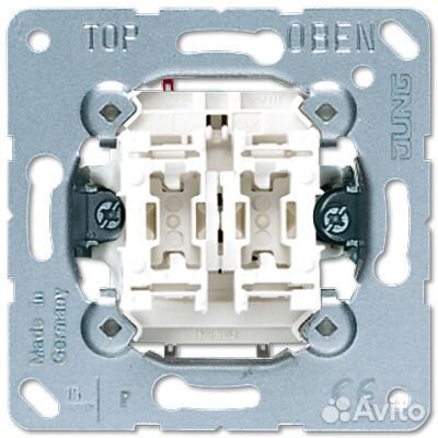 Jung Механический Выключатель 2-клавишный