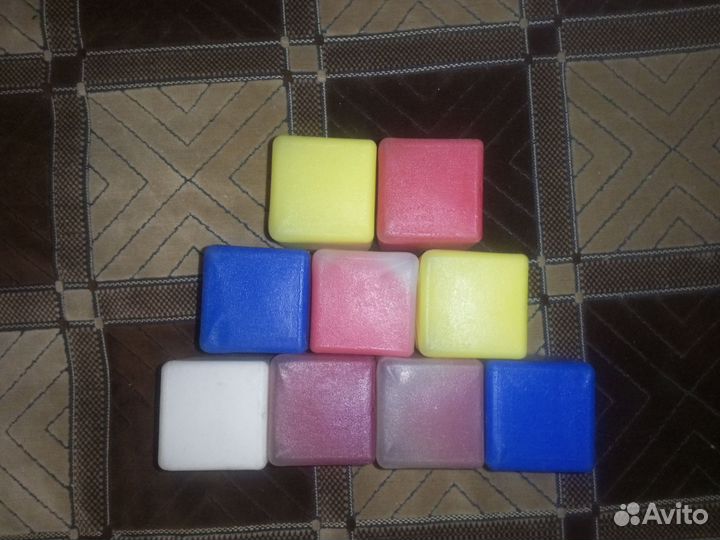 Кубики строительные/детские из пластмассы