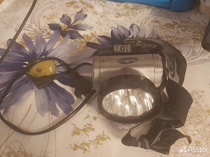 Налобный фонарик космос на аккуме