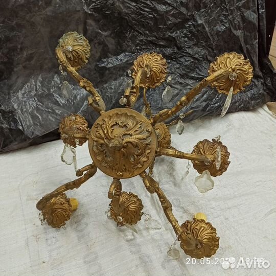 Люстра бронза СССР