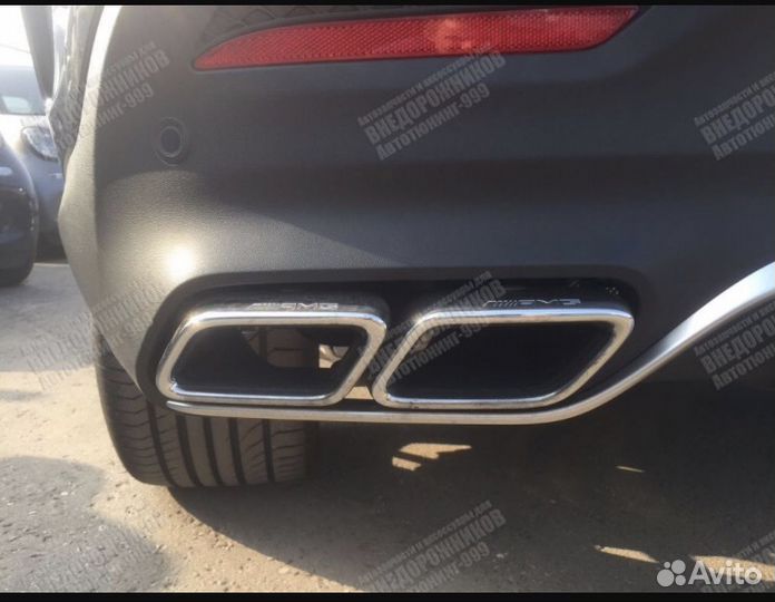 Задняя губа и насадки на мл GL166 GLE под 6.3 Диод