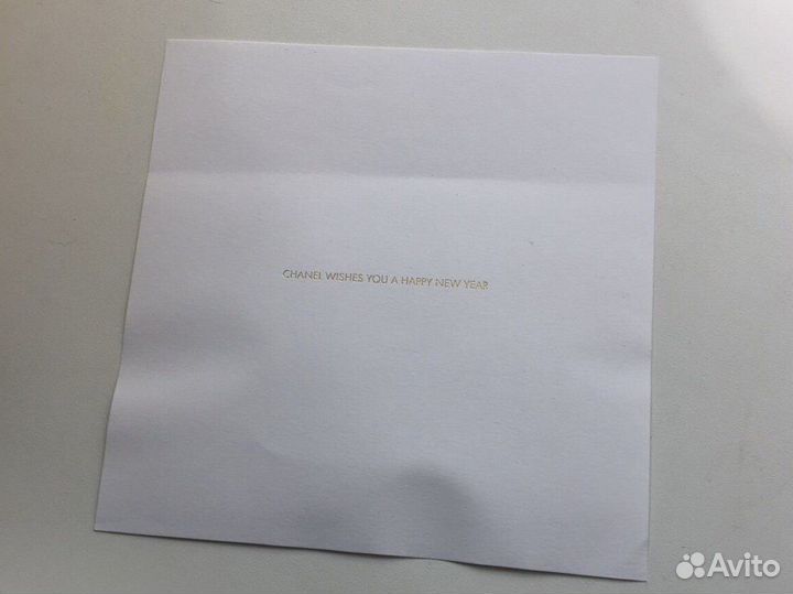 Новогодняя открытка Chanel