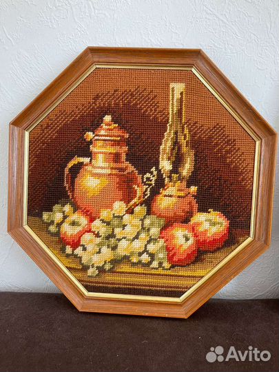 Картина,винтаж,Германия,вышивка