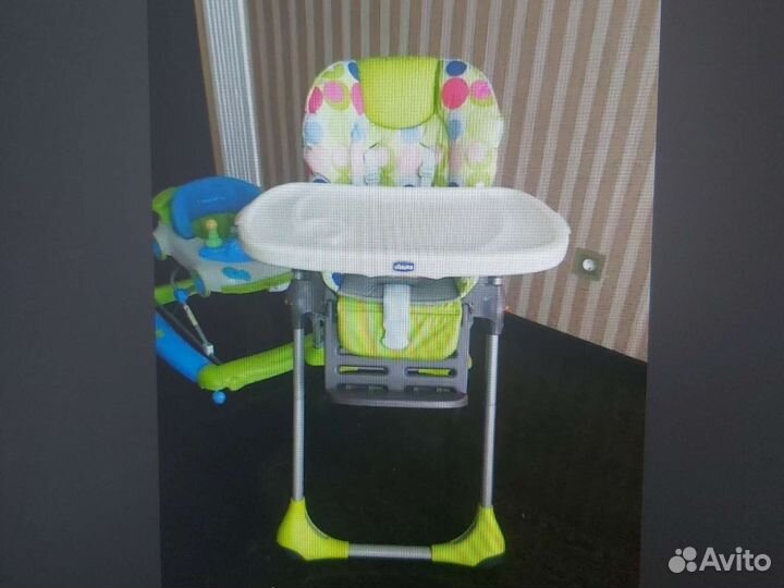 Стульчик для кормления chicco polly miro