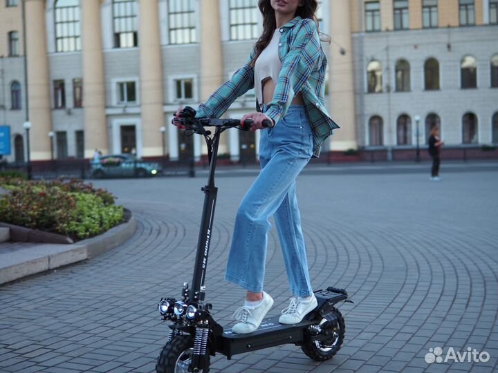 Наличие Томск Kugoo Kirin M5+ Электросамокат звер'