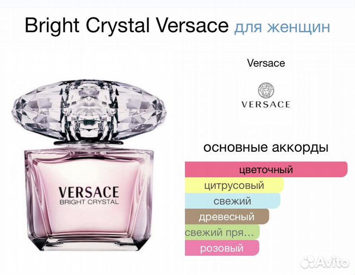 Оригинальный тестер Bright Crystal Versace