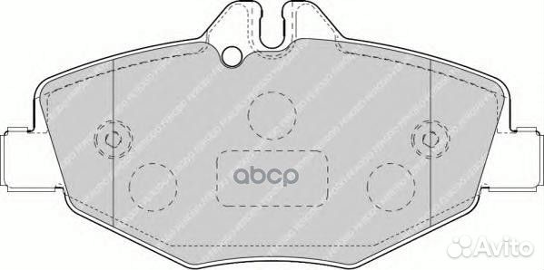 К-т дисков. тормоз. колодок FDB1414 Ferodo