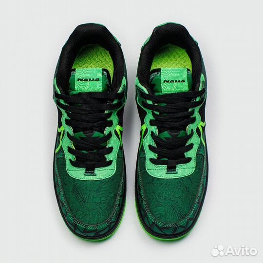 Кроссовки Nike Air Force 1 React Black / Green