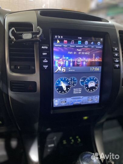 Магнитола Land Cruser Prado 150 тесла 2012