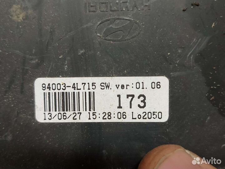 Панель приборов Hyundai Solaris 2010-2017