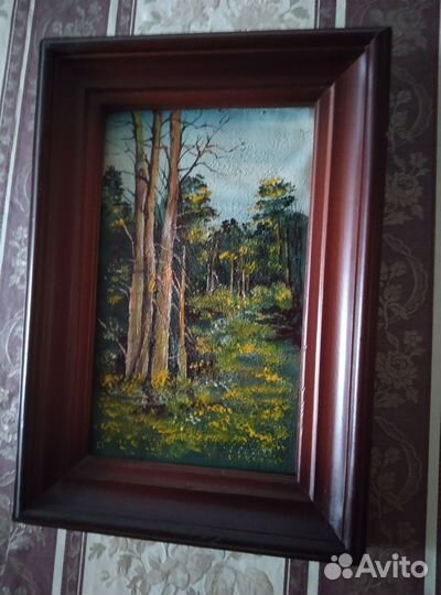 Картина маслом на холсте бу
