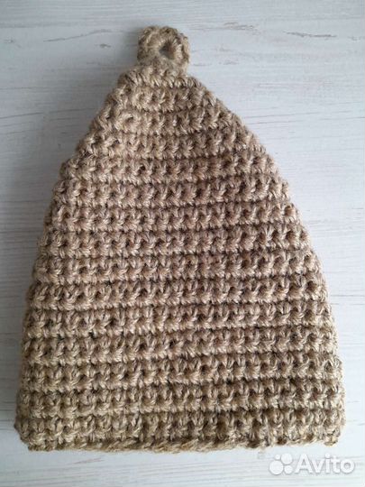 Подвесной мешок из джута, ручная работа