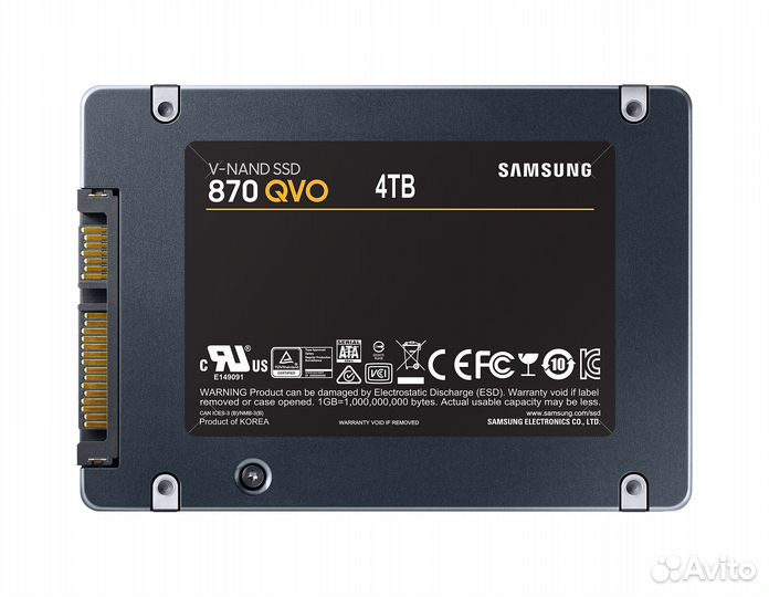 4 тб SSD накопитель Samsung 870 QVO