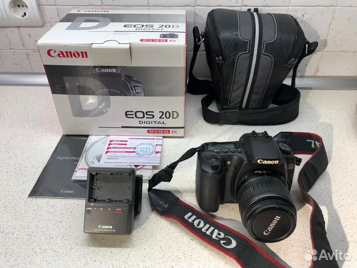 Зеркальный фотоаппарат canon eos 20 D