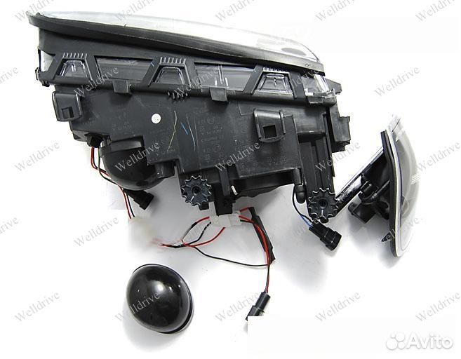 Фары BMW E46 98-01 AE Led галоген черные