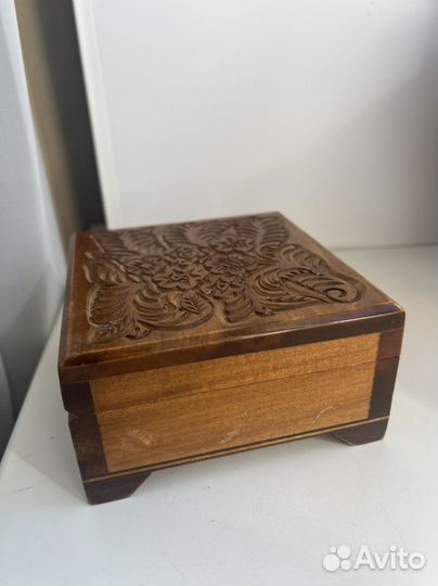 Шкатулка деревянная СССР