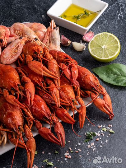 Живые и вареные раки