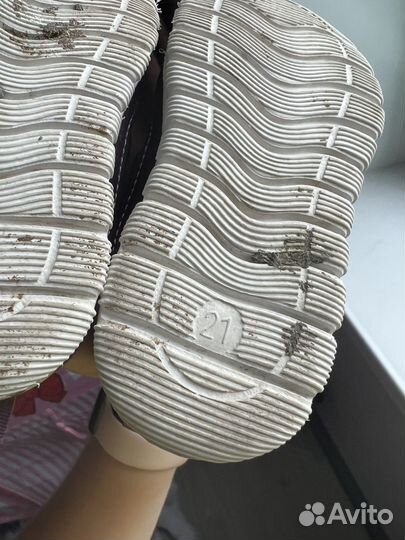 Ботинки демисезонные для девочки 21 размер