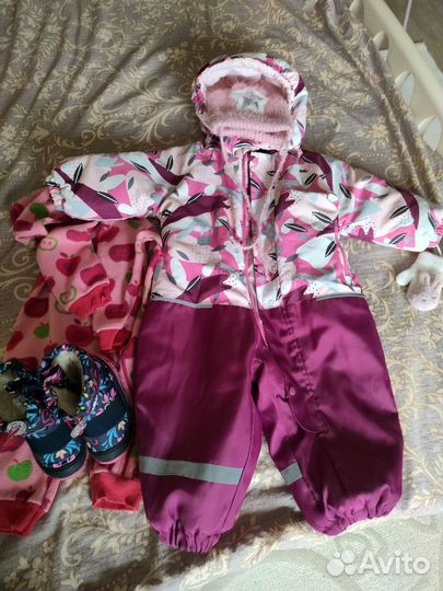 Зимний комбинезон для девочки