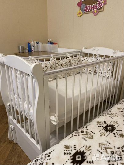 Бортики подушки в детскую кроватку