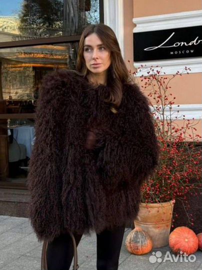 Шуба Лама натуральная