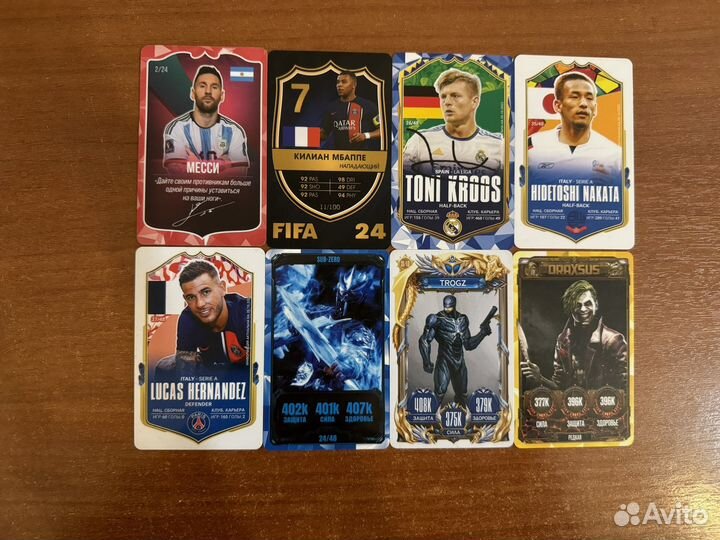 Игральные карты фифа и мортол комбат