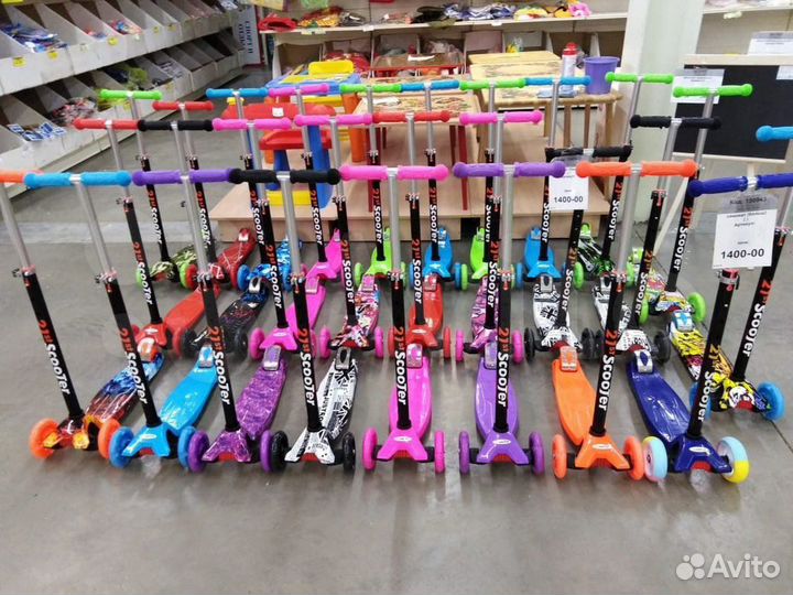 Самокат мини принт