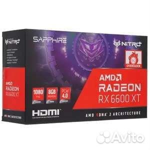 Видеокарта sapphire 6600xt nitro+