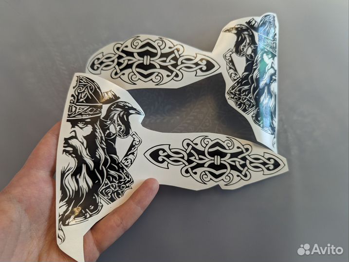 Плоттерная резка виниловых наклеек для травления