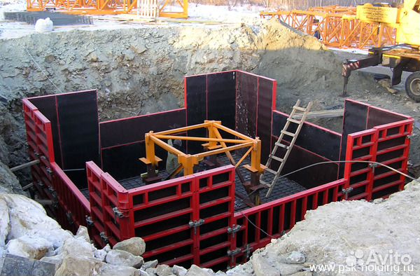 Аренда крупнощитовой опалубки
