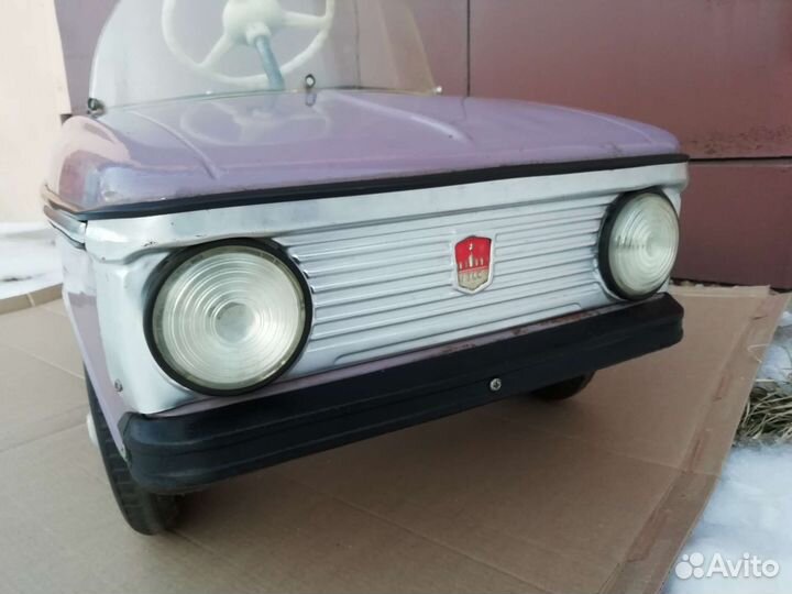 Педальный москвич СССР. Сохран