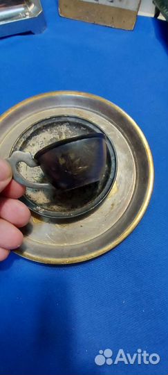 Кофейное трио чашечка И блюдце тарелочка