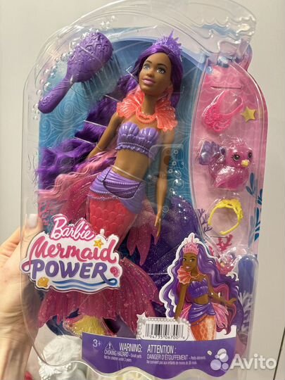 Барби barbie русалка /extra mini minis