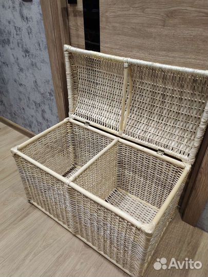 Короба и корзины плетёные из лозы