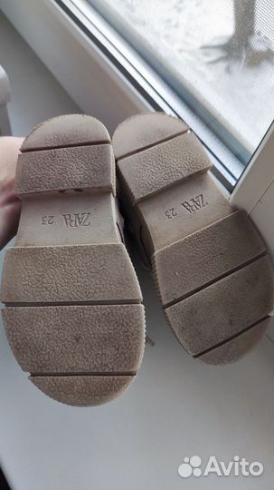 Ботинки zara 23 размер для девочки