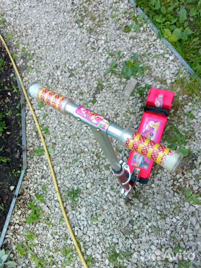 Самокат детский трехколесный для девочки
