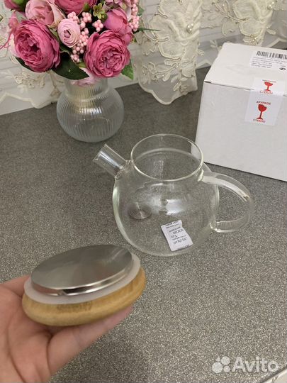 Чайник заварочный стеклянный