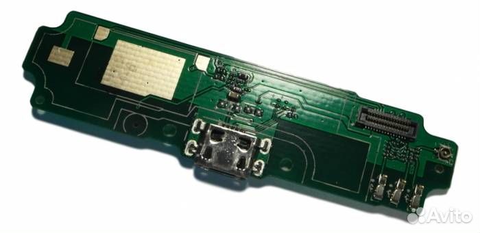 Шлейф Xiaomi Redmi 4A (плата) + разъем зарядки + м